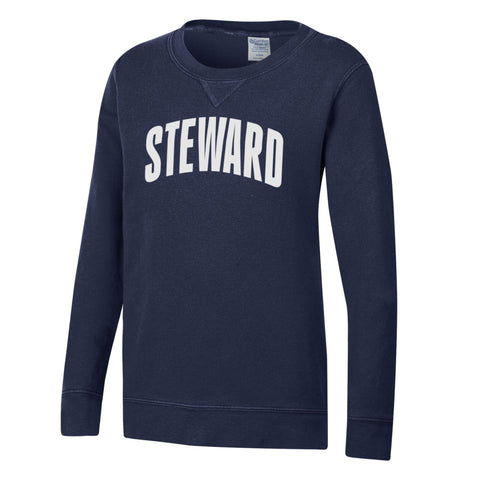 Comfort Wash "STEWARD" Fleece Crew Pullover (Youth)