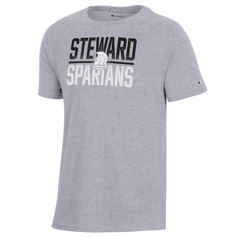 Jersey Cotton Tee - Gray - by Champion (Youth)