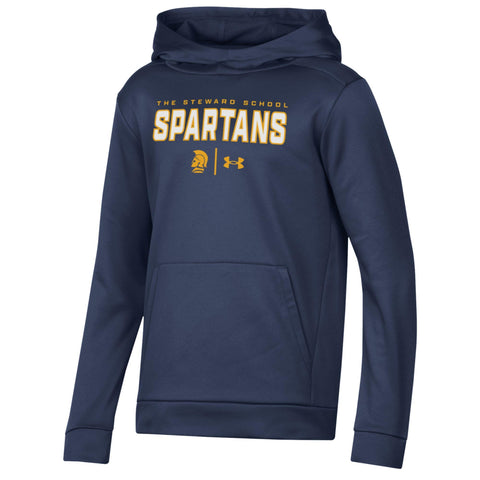 Fleece Hoodie by Under Armour in Navy (Youth)