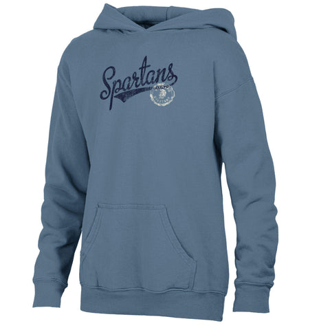 Comfort Wash Hoodie in Saltwater Blue (youth)