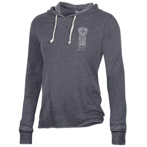 Day Off Hoodie in Washed Black by Athletic Apparel