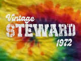 Tie Dye "Vintage Steward" Short Sleeve Tee (Adult and Youth)